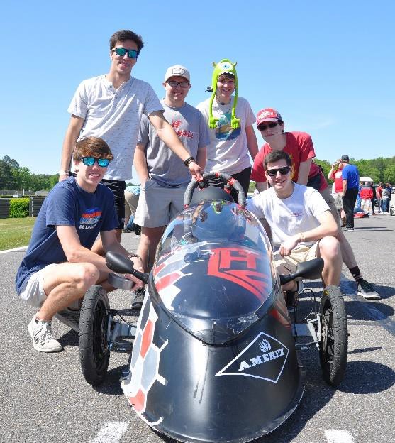 Hewitt-Trussville High School engineering students place in electrathon race at Barber’s Motor Speedway