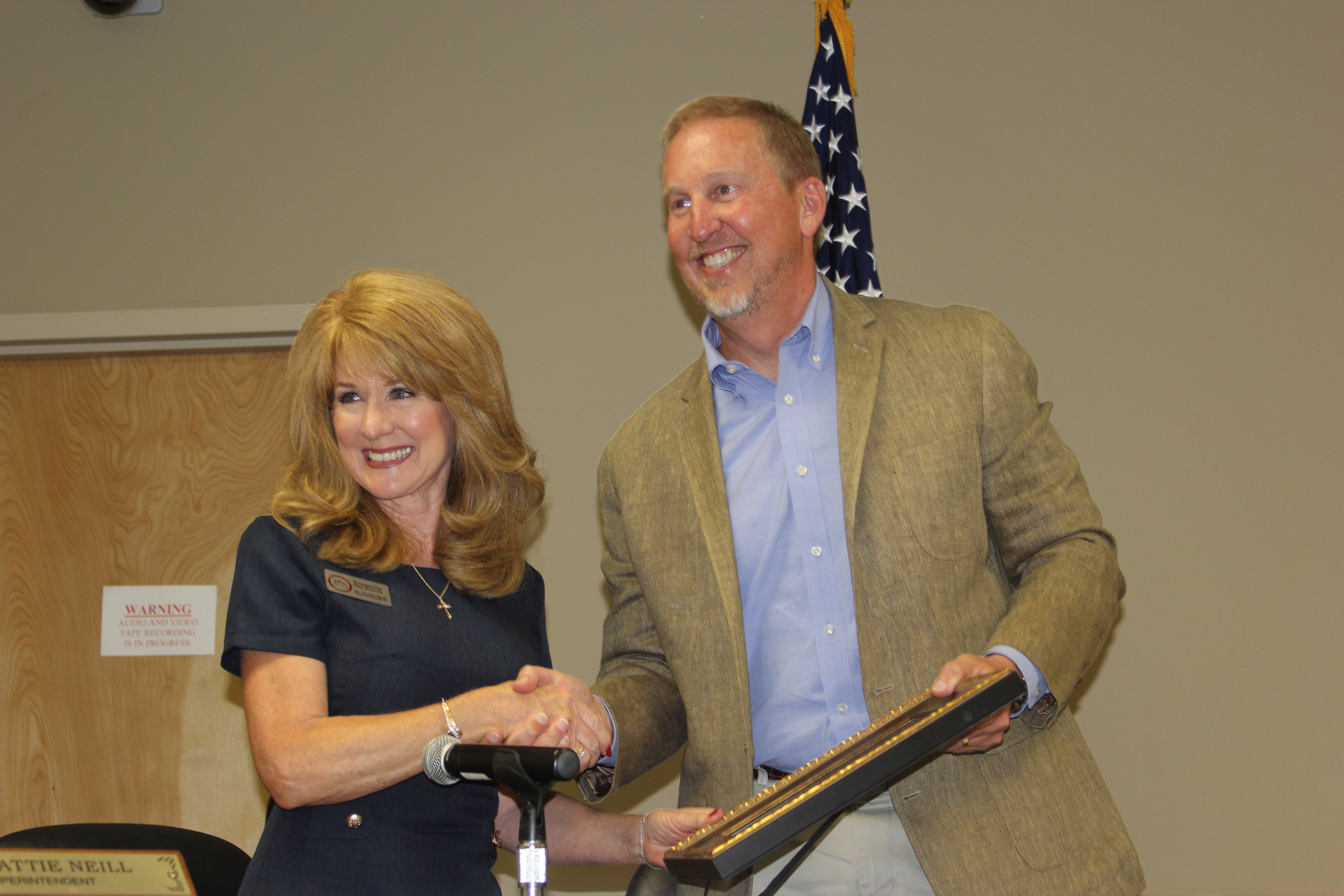 Trussville BOE recognizes Sid McNeal’s contribution to TCS