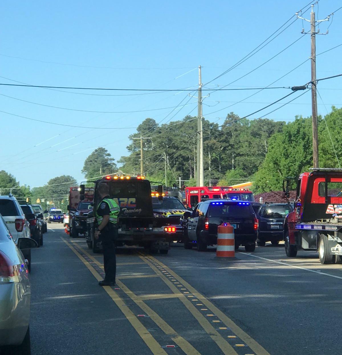Updated: Wreck on Highway 11 in Trussville delays traffic, no injuries reported