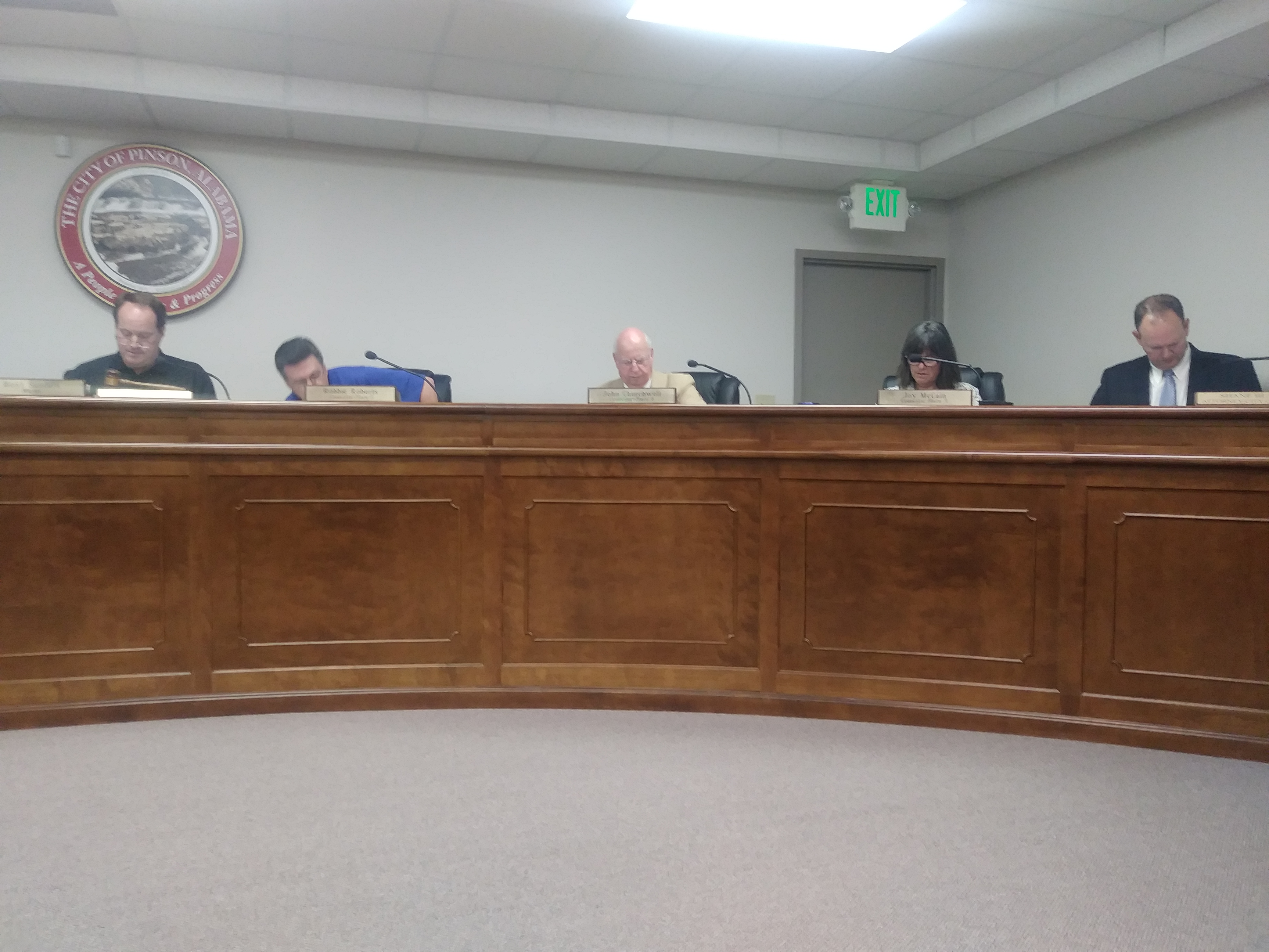 Council adopts resolution recognizing Pinson Valley High School basketball