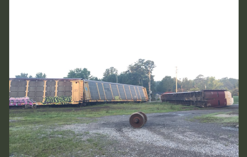 Train derailment in Pell City closes Wolf Creek Road South