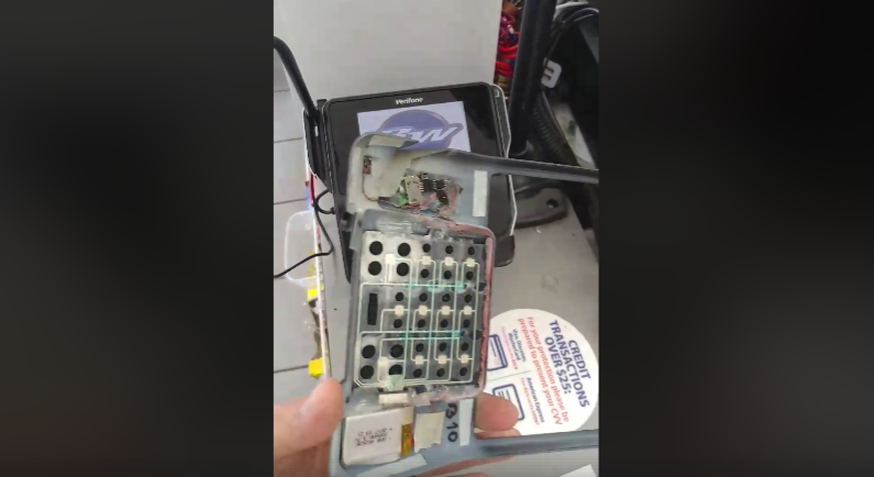 VIDEO: Credit card skimmer found at Raceway on Hwy. 280