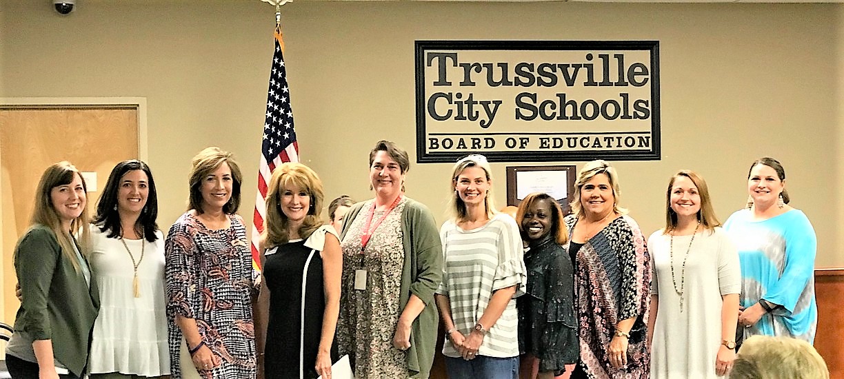 Trussville BOE approves personnel appointments, recognizes Cahaba Elementary School