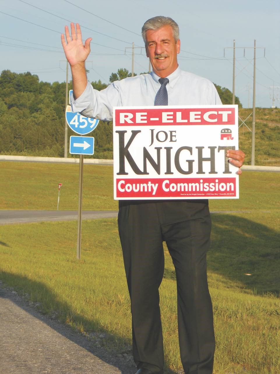 Knight announces re-election campaign, seeking third term as commissioner