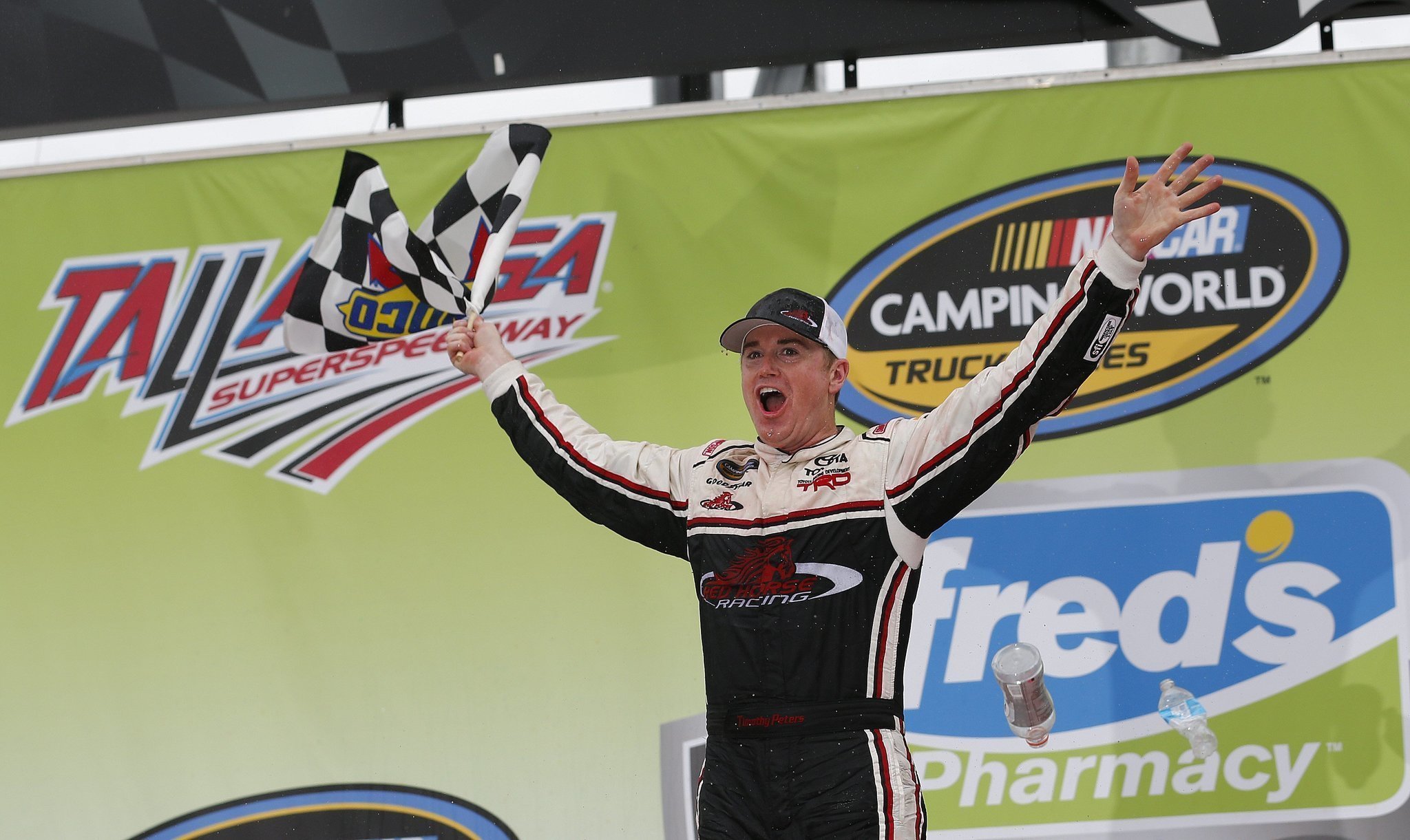 NASCAR: Timothy Peters wins at Talladega, knocks out Freisen, Rhodes from title race
