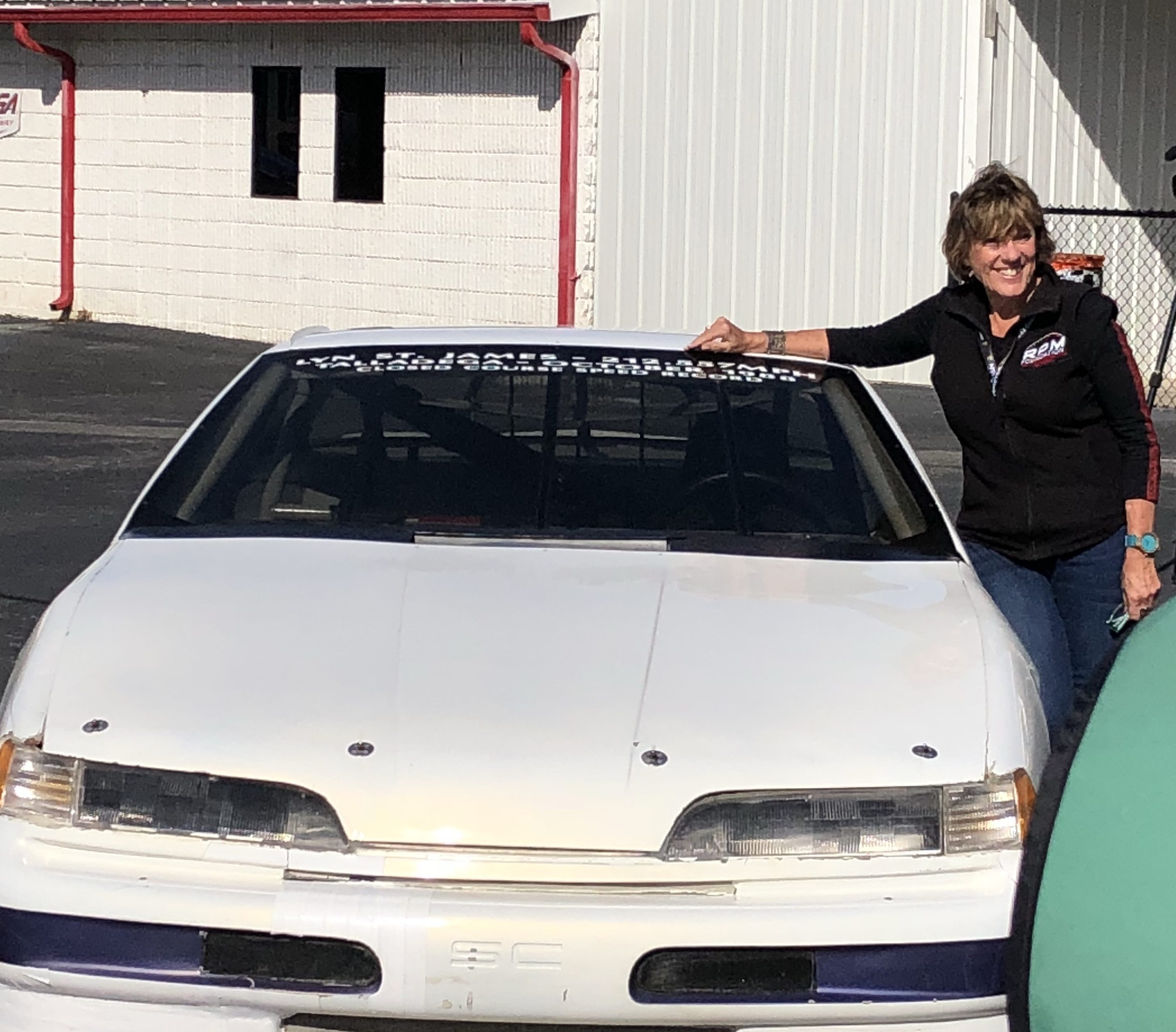 Storied female legacy, record holder, Lyn St. James,  celebrates 30 years at Talladega Superspeedway
