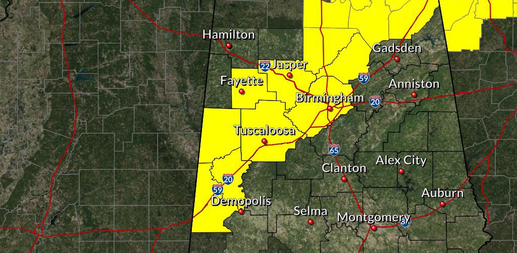 UPDATE: Tornado Watch canceled for Jefferson, Blount counties