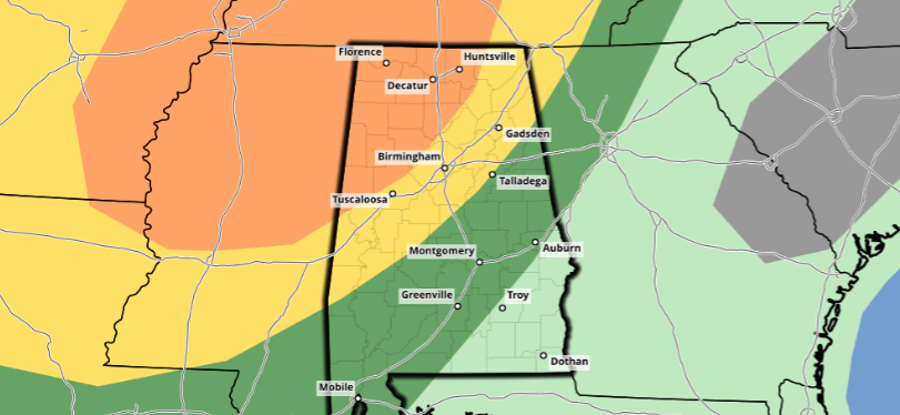 Potentially severe weather for Monday night, Tuesday morning
