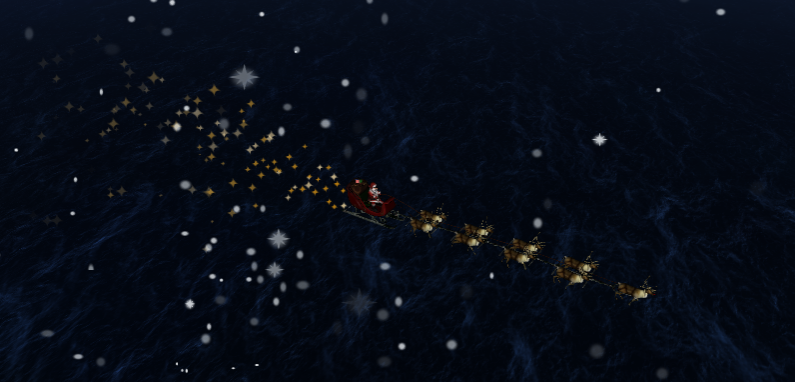 Follow Santa's progress via radar on Christmas Eve