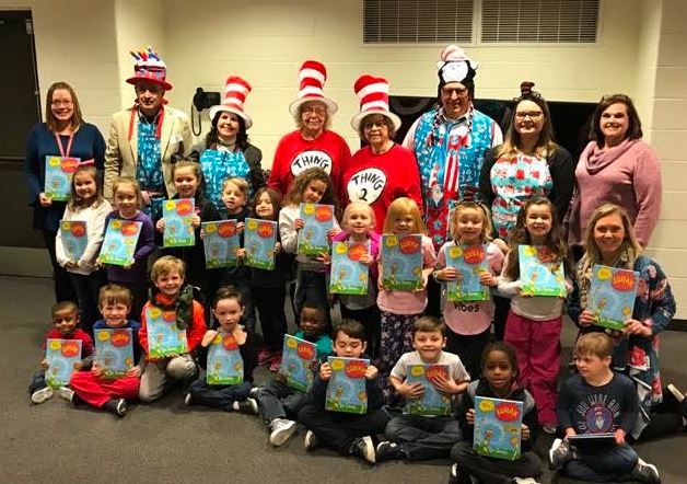 Trussville Rotary Club celebrates Dr. Seuss with students