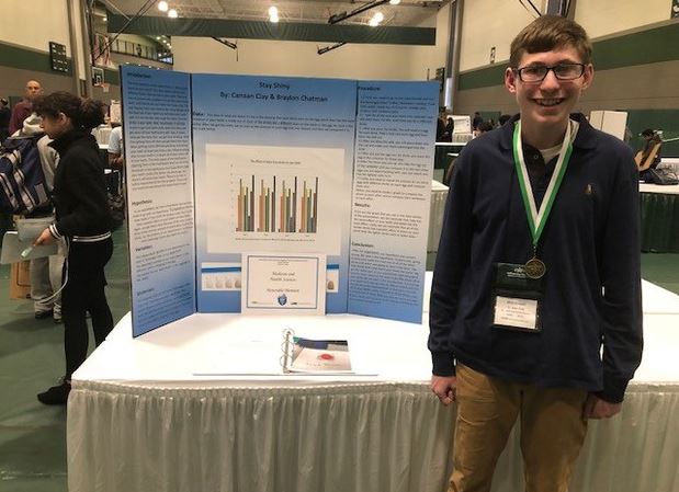 Hewitt-Trussville Middle School students compete in the Central Alabama Regional Science Fair