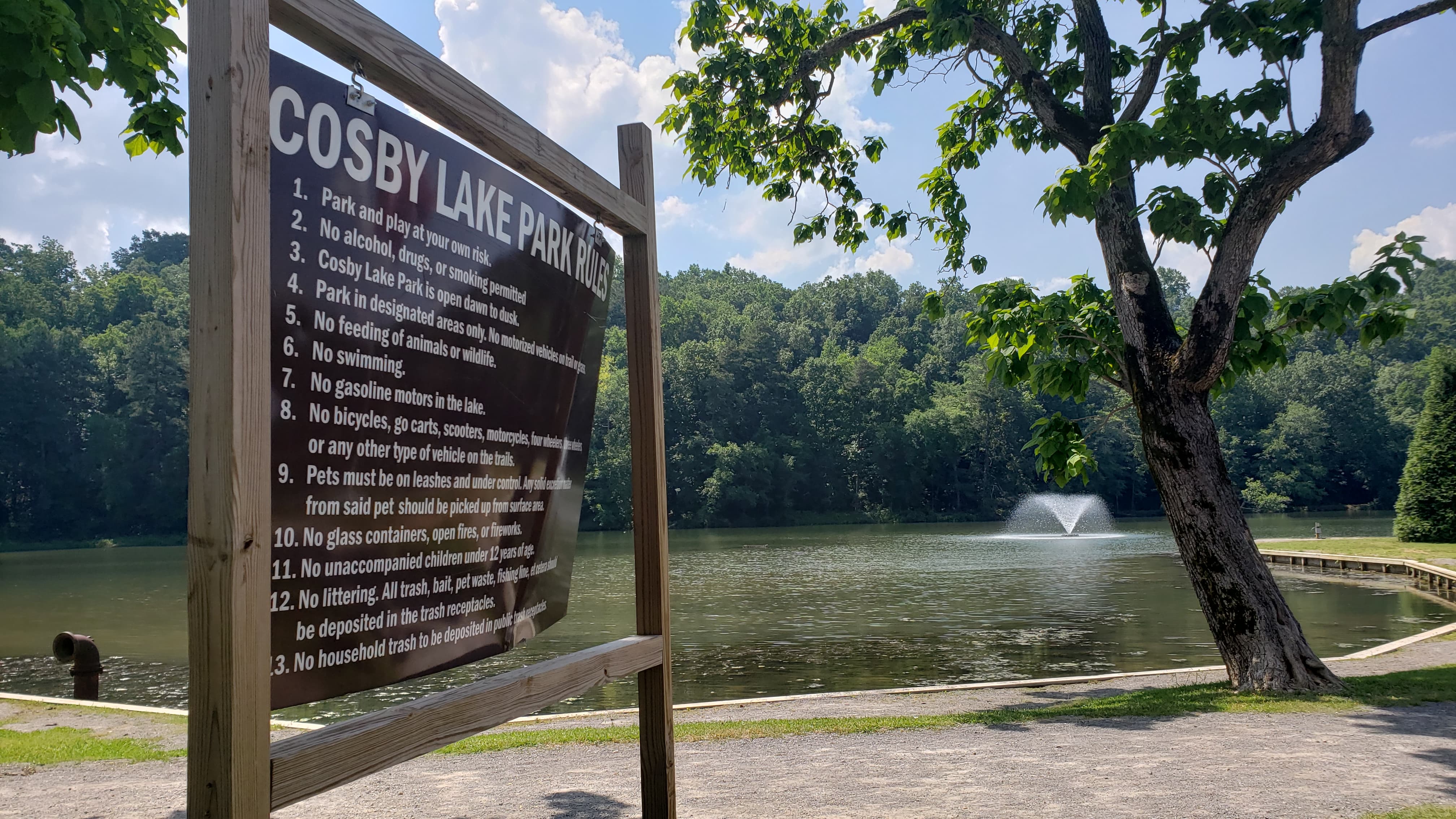 New fountain at Cosby Lake in Clay does more than look good