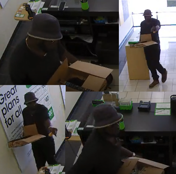 CAUGHT ON CAMERA: Cricket Wireless on Center Point Parkway robbed