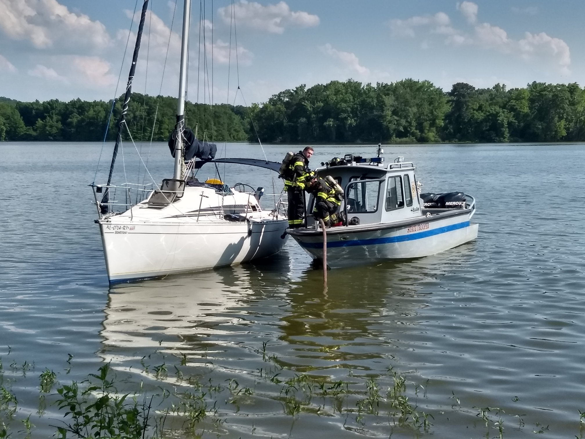 Trussville boy hurt after boat hits power line