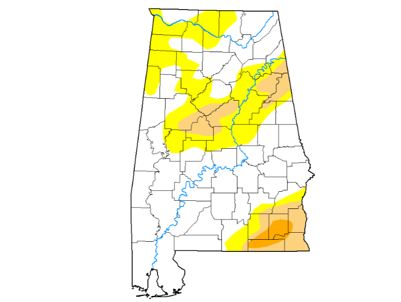 Drought conditions worsening across Alabama