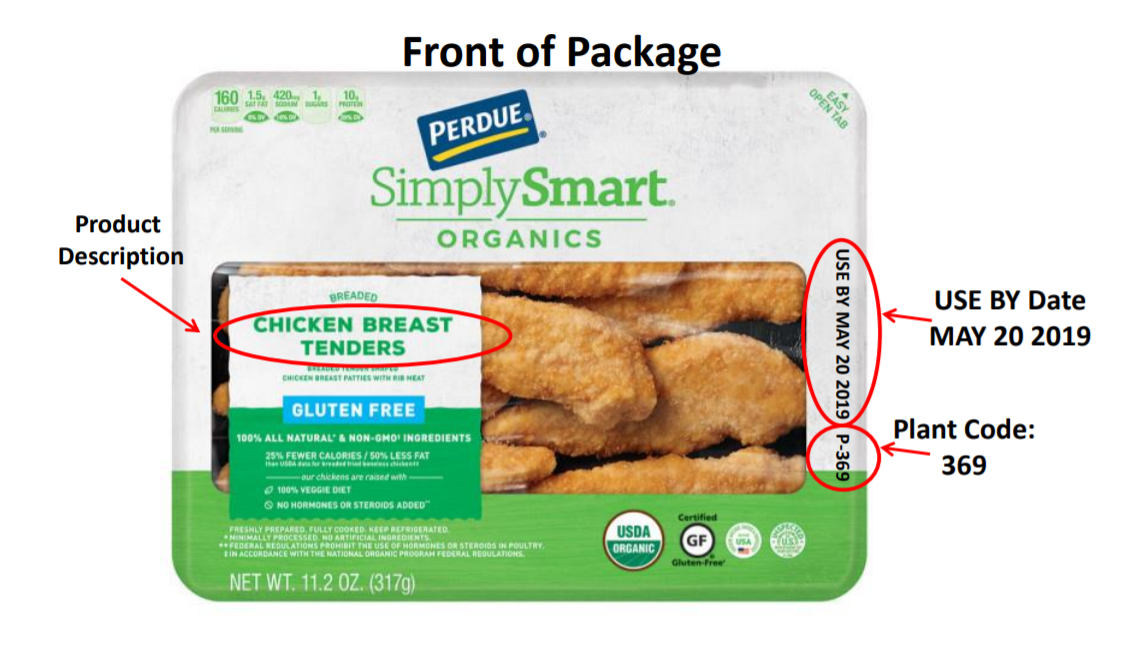 RECALL: Simply Smart and Chef Quik Chicken