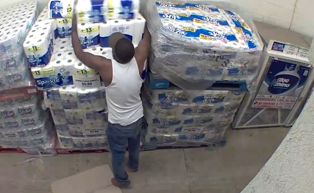 VIDEO: Man caught on camera stealing toilet paper from Fresh Value Marketplace in Trussville