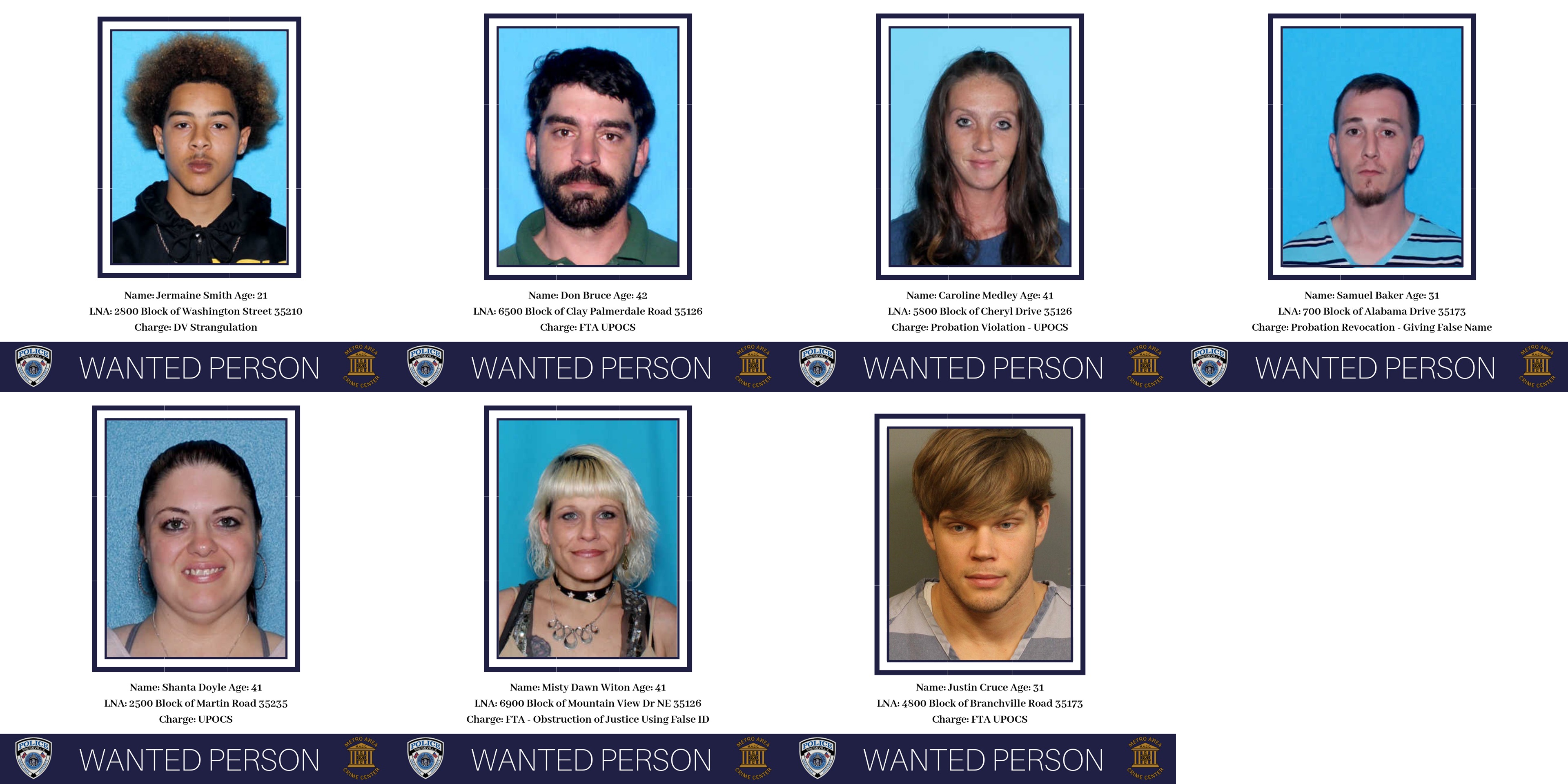 7 locals wanted by law enforcement