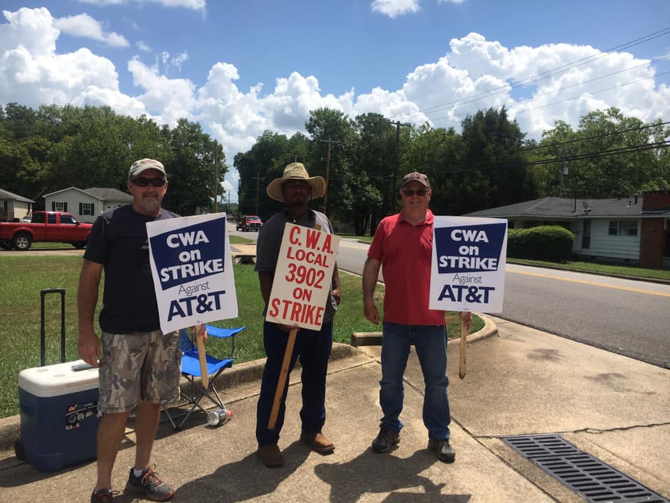 Over 20,000 AT&T workers in the South go on strike over new contract