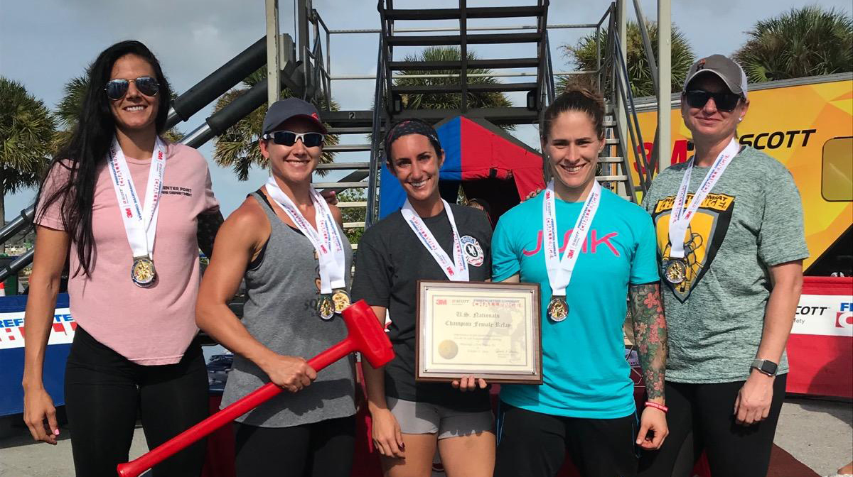 Center Point Fire District's Ana Ruzevic places 2nd in US Firefighter Combat Challenge