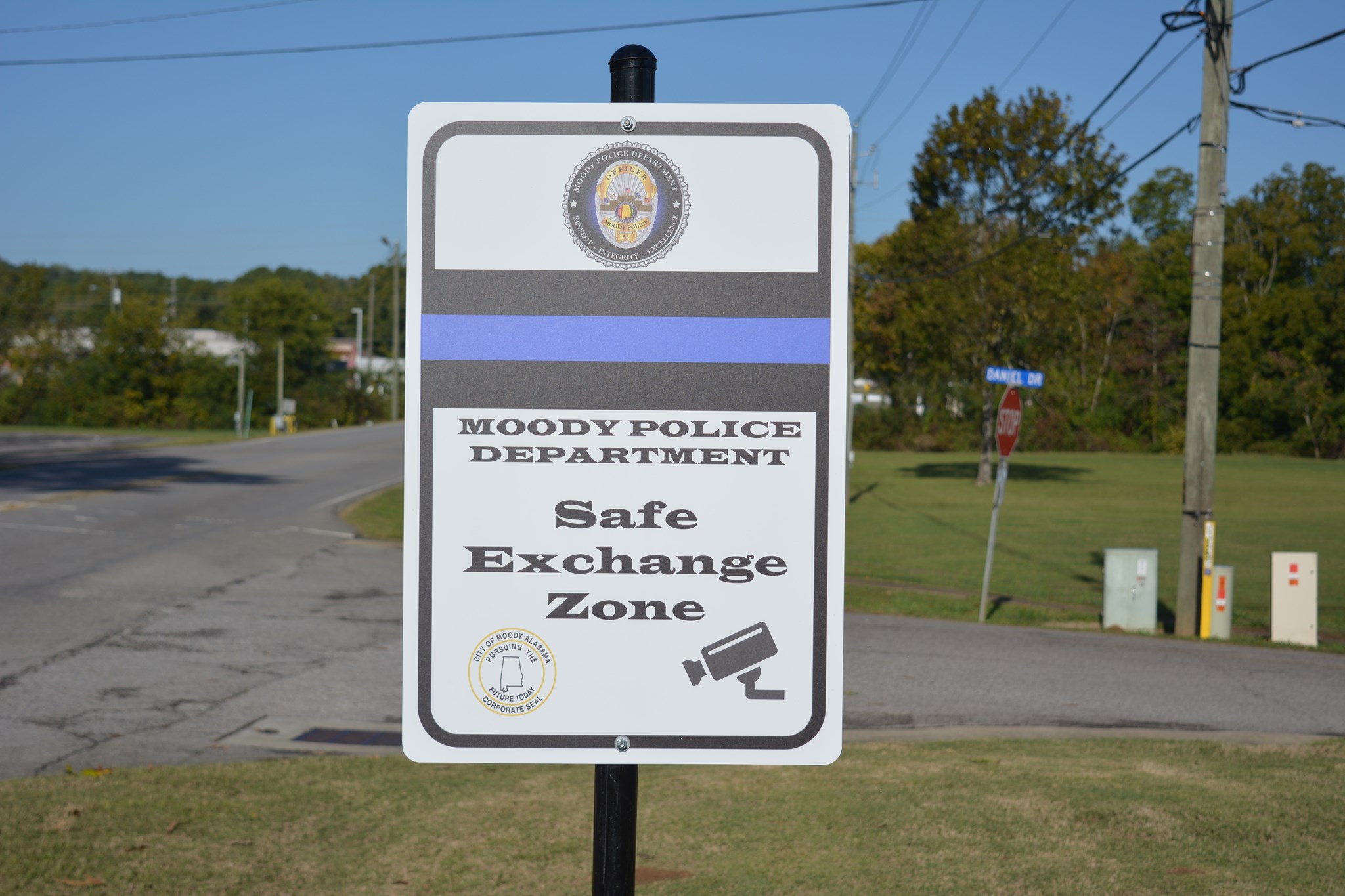 Moody Police set up Safe Exchange Zone for purchases