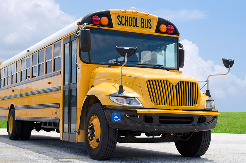 School bus crash in Calhoun County