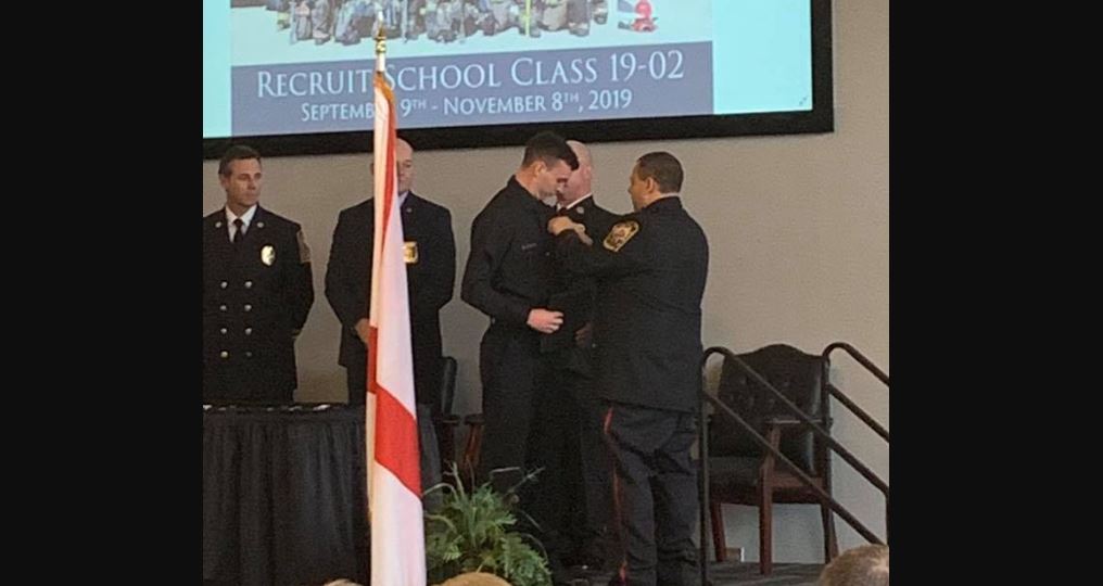 Son of Center Point Fire District firefighter graduates with state certification