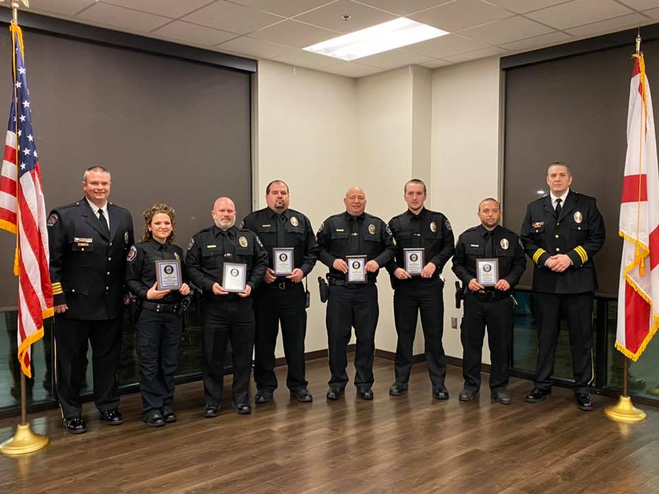 Moody Police Officers of the Year awarded at Christmas Banquet