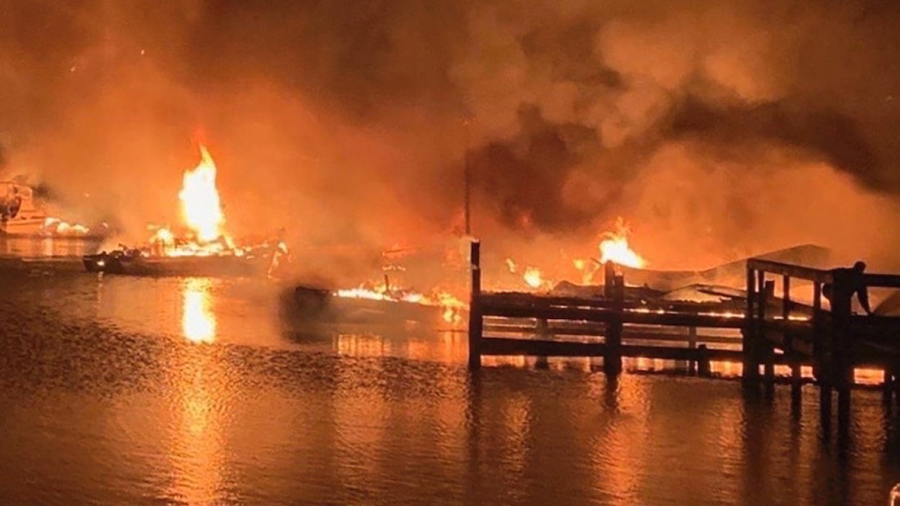 Cleanup begins at Alabama marina where fire killed 8