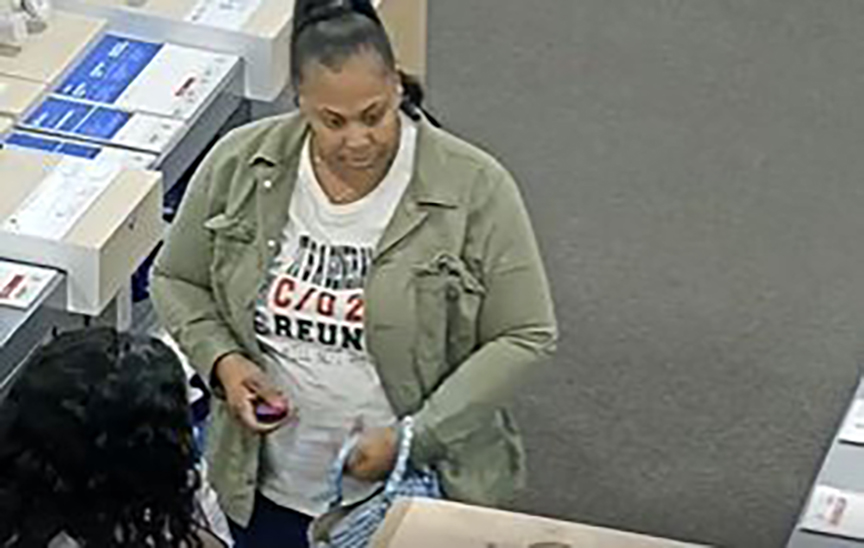 Trussville Police Department seeks public's assistance with identifying woman accused of shoplifting from a local Best Buy