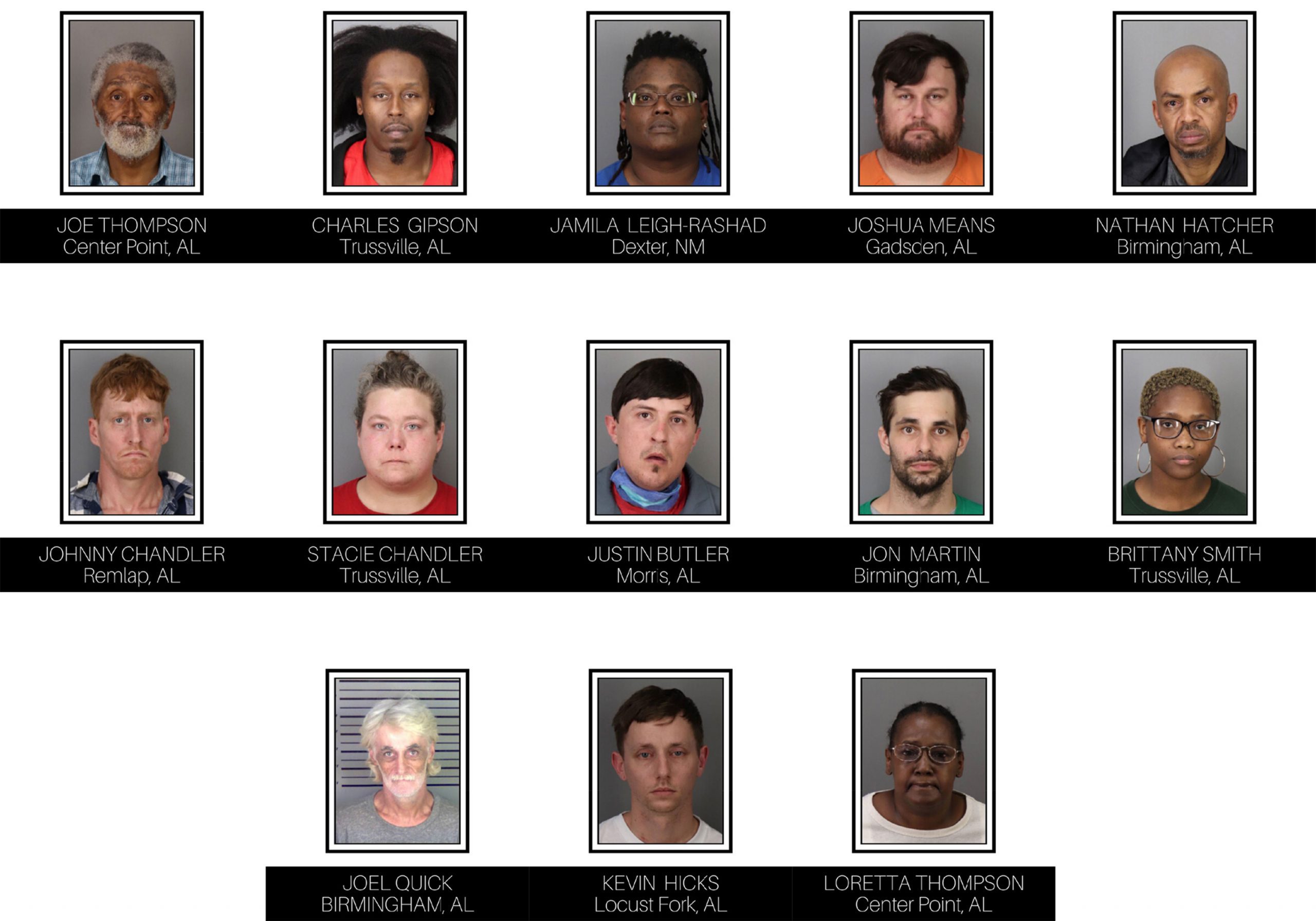 Trussville PD Shoplifting Review: Trussville residents among 13 accused of shoplifting