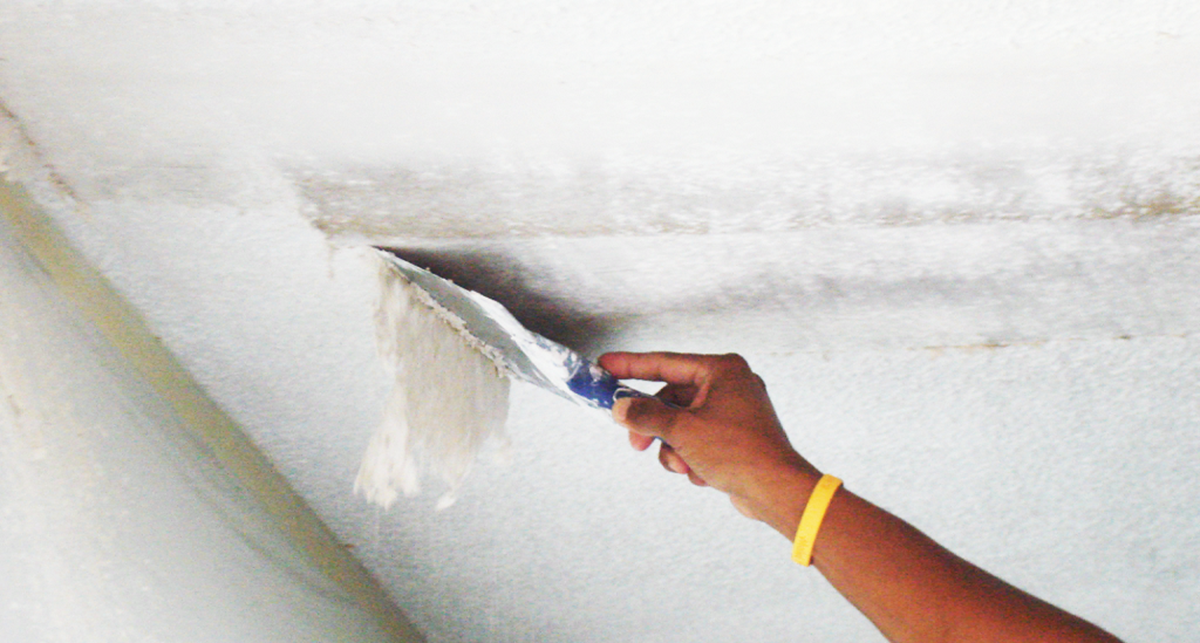 Home Depot: How to Remove Popcorn Ceilings