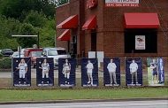 Moody pays tribute to high school senior athletes with roadside banners