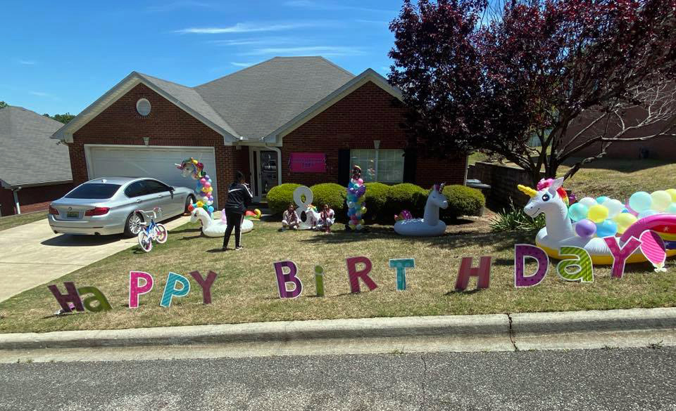 Watch: Center Point Fire District participates in birthday parade for local girl