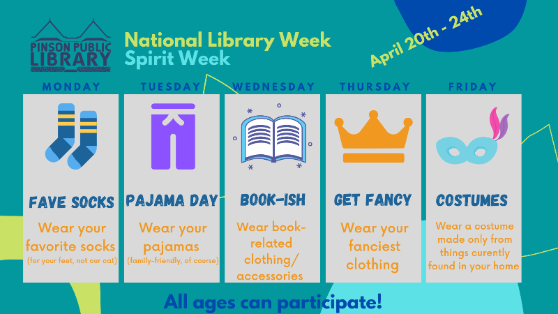 Pinson Public Library celebrating National Library Week