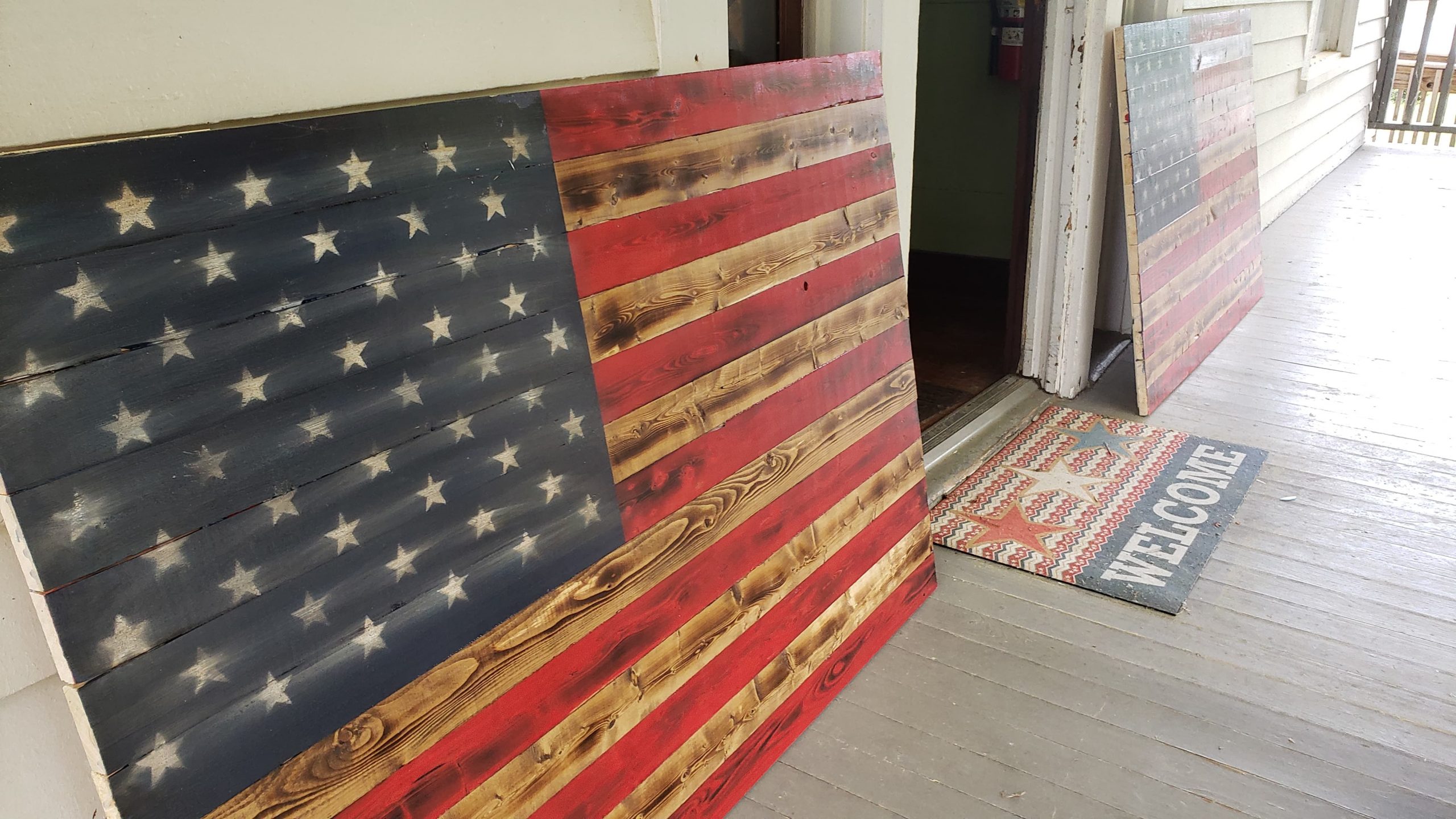 American Legion SSG Michael W. Hosey Post 205 to raffle off donated wooden flag