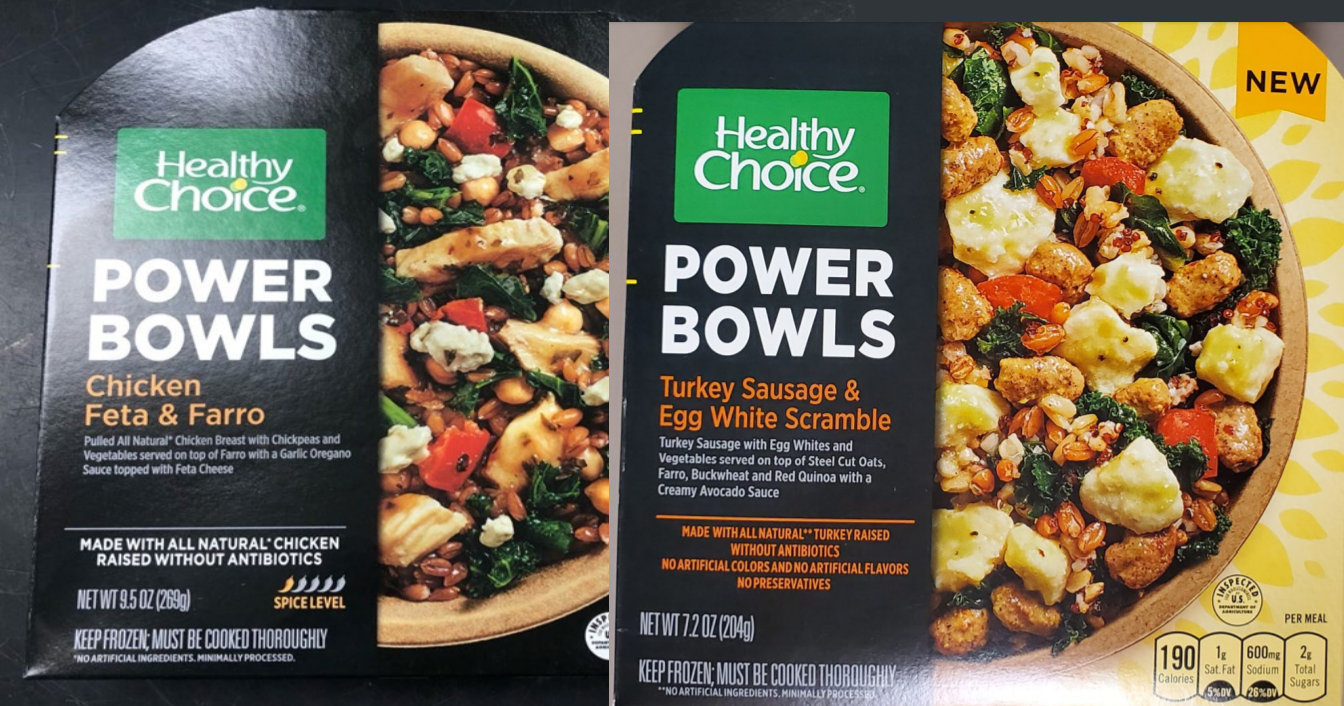 Some Healthy Choice Power Bowls recalled; Bowls may contain small rocks