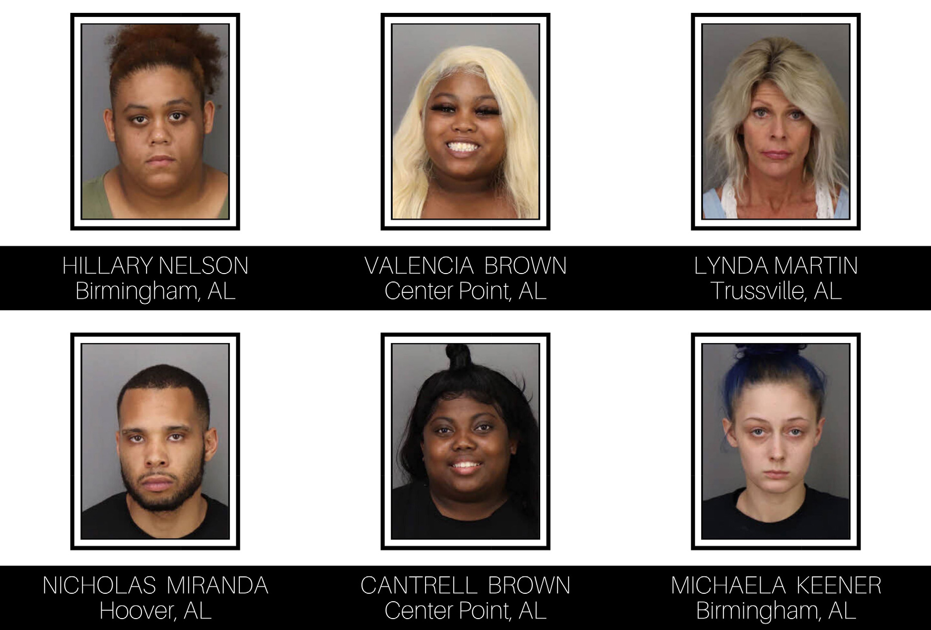 Trussville PD Shoplifting Review: Trussville woman among 6 arrested for shoplifting