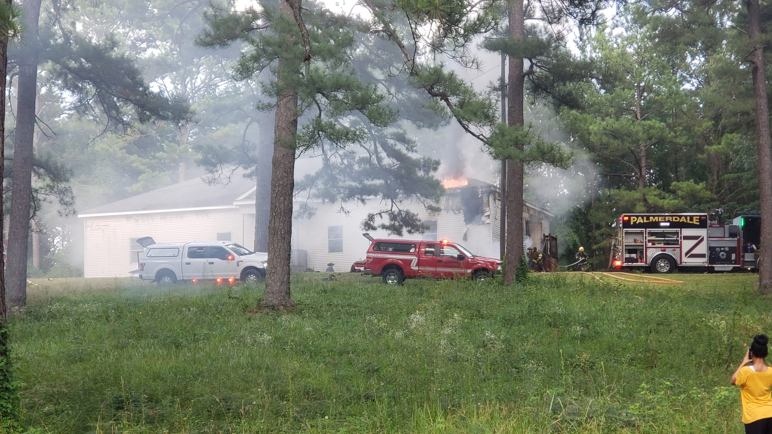 BREAKING: Multiple crews respond to church fire near Dixiana