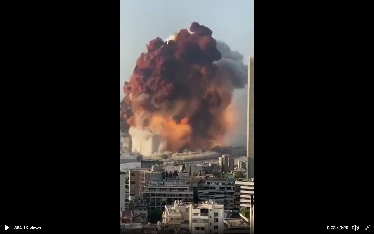 Huge explosion rocks Beirut with widespread damage, injuries