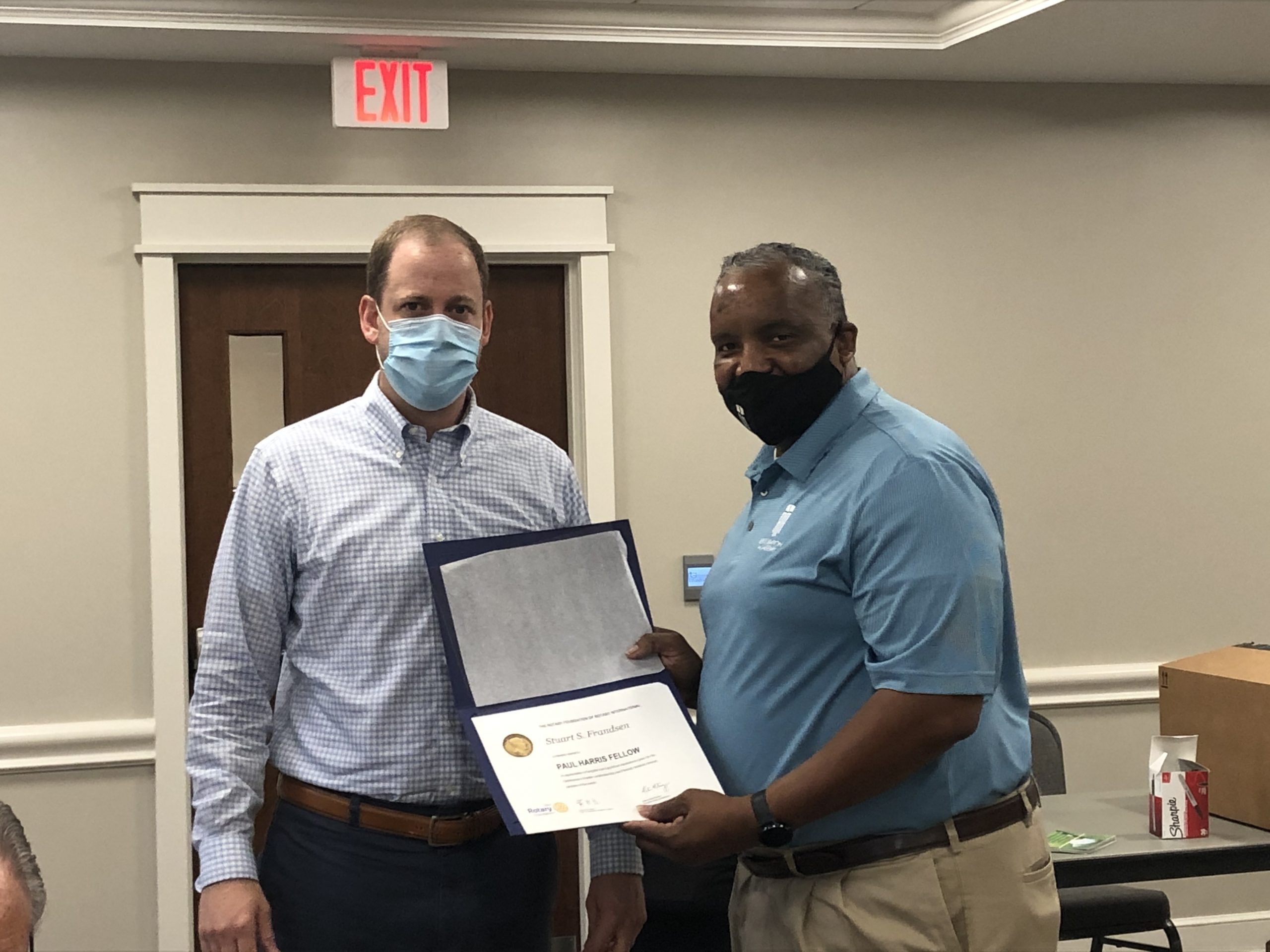 Trussville Rotary Daybreak Club member recognized