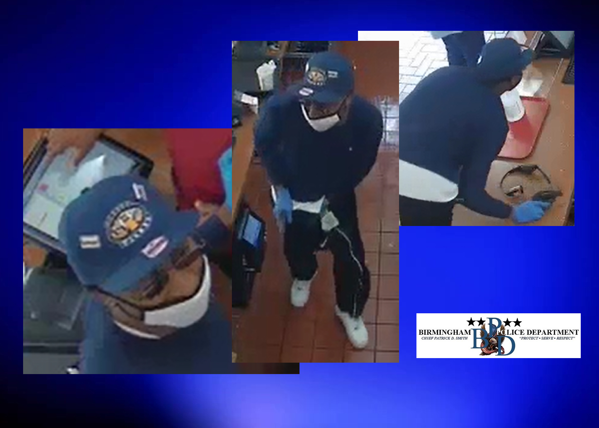 CAUGHT ON CAMERA: Armed robbery at Popeye's in Birmingham