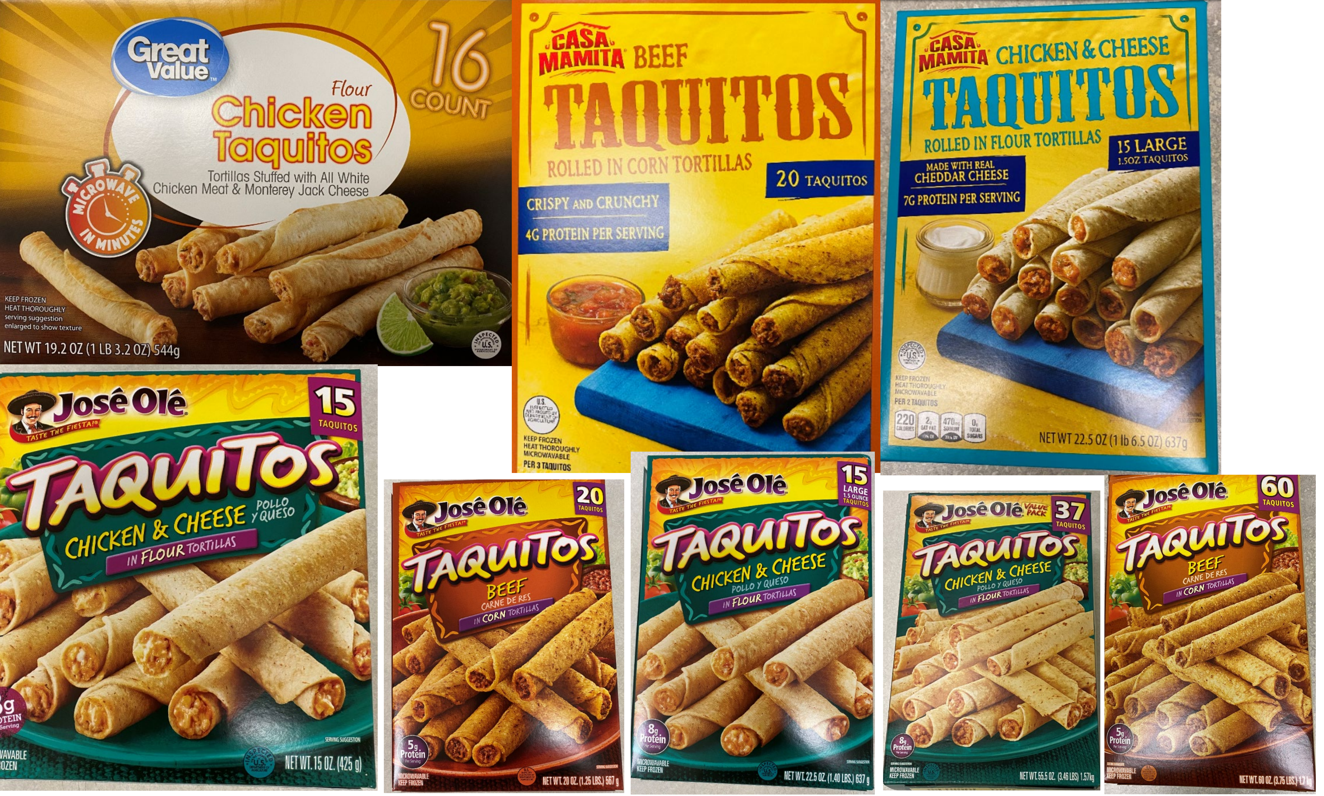 RECALL: Ready-to-Eat Taquitos and Chimichangas may contain hard plastic
