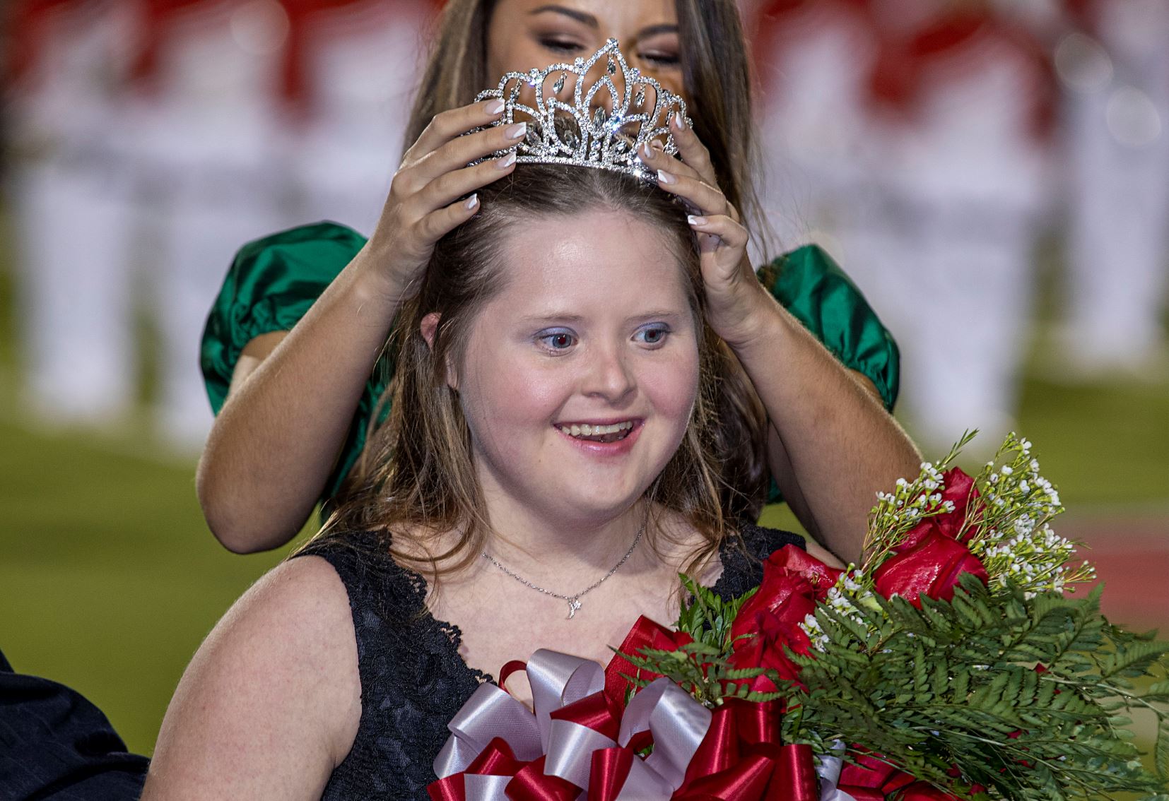 A moment like this: HTHS senior with Down Syndrome crowned Homecoming Queen