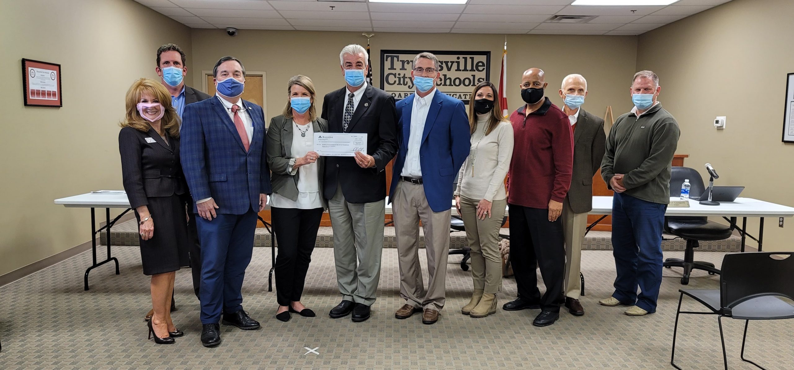 TCS presented with $805K check from Jefferson County