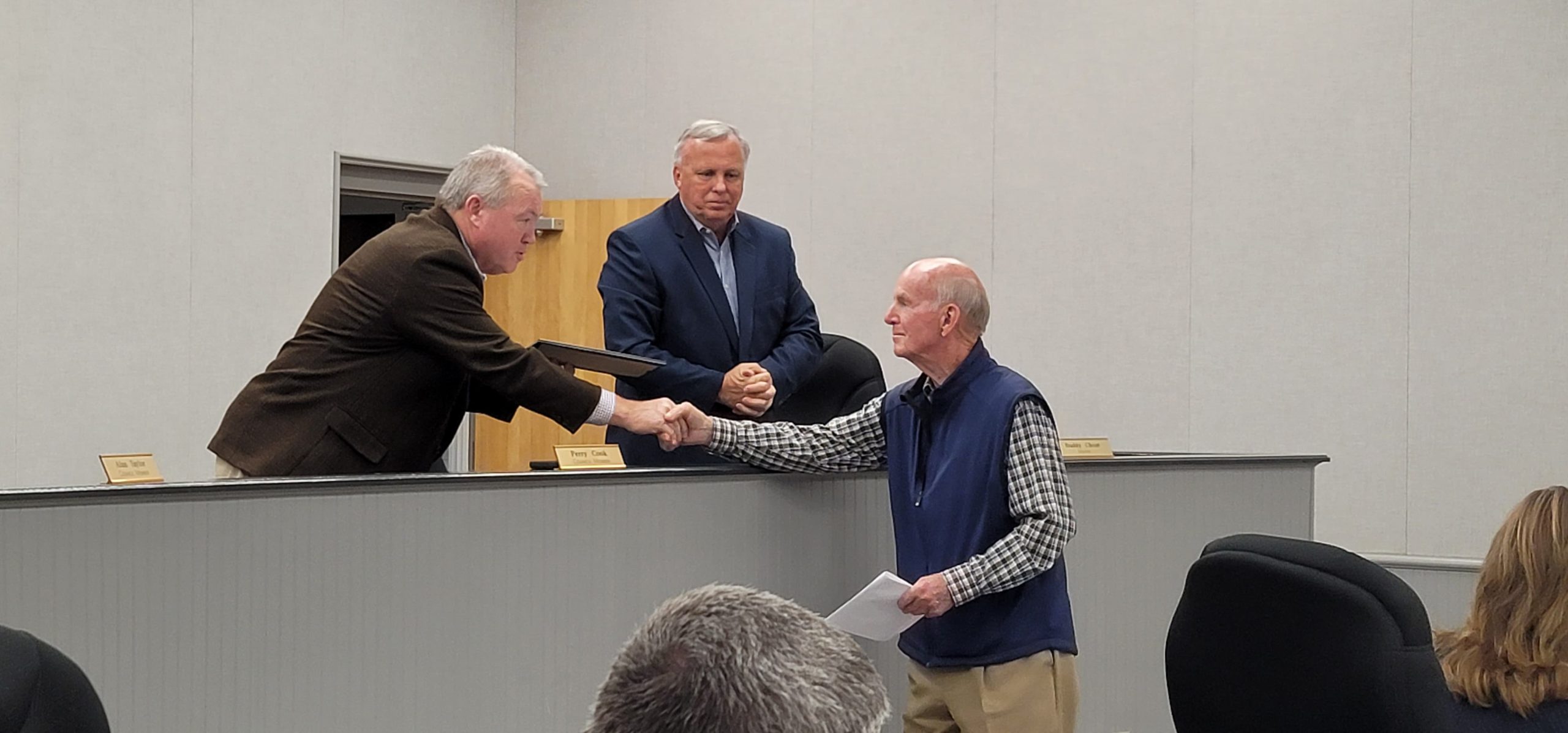 Trussville City Council honors retiring Utilities Board member after 18 years of service