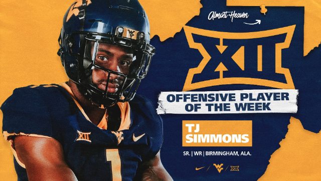 Clay-Chalkville grad T.J. Simmons named Big 12's Offensive Player of the Week
