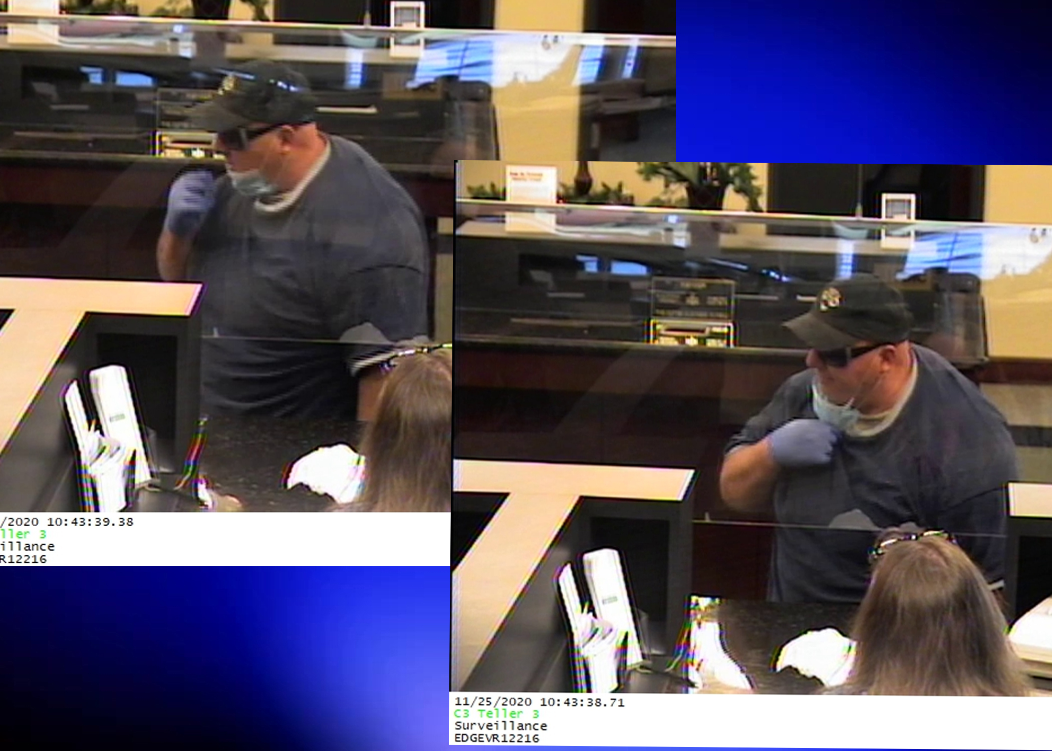 NEW TONIGHT: Trussville PD released images of bank robbery suspect without mask