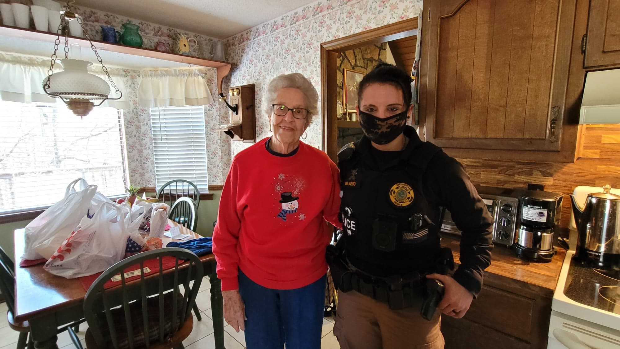 Springville PD and Senior Center teaming up to deliver groceries to elderly
