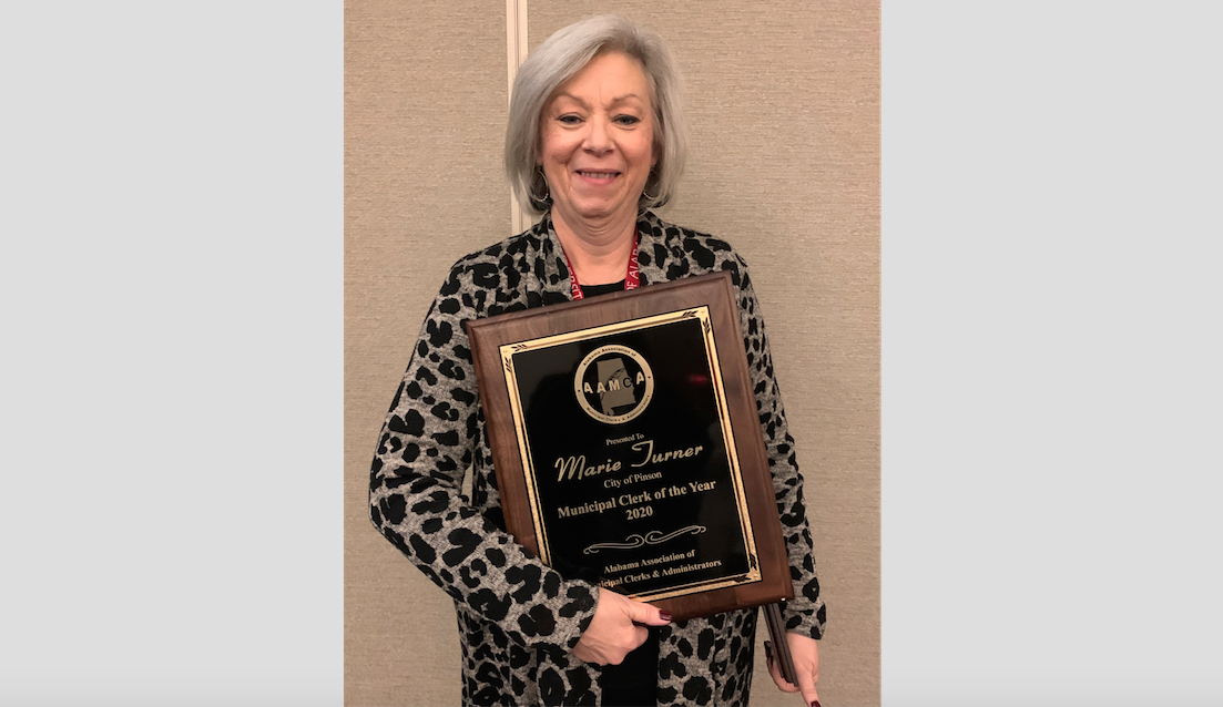 Pinson's Turner awarded Clerk of the Year